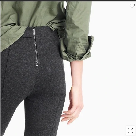 J crew Pixie pant  Any Day in stretch ponte size XSP in grey - Picture 2 of 8
